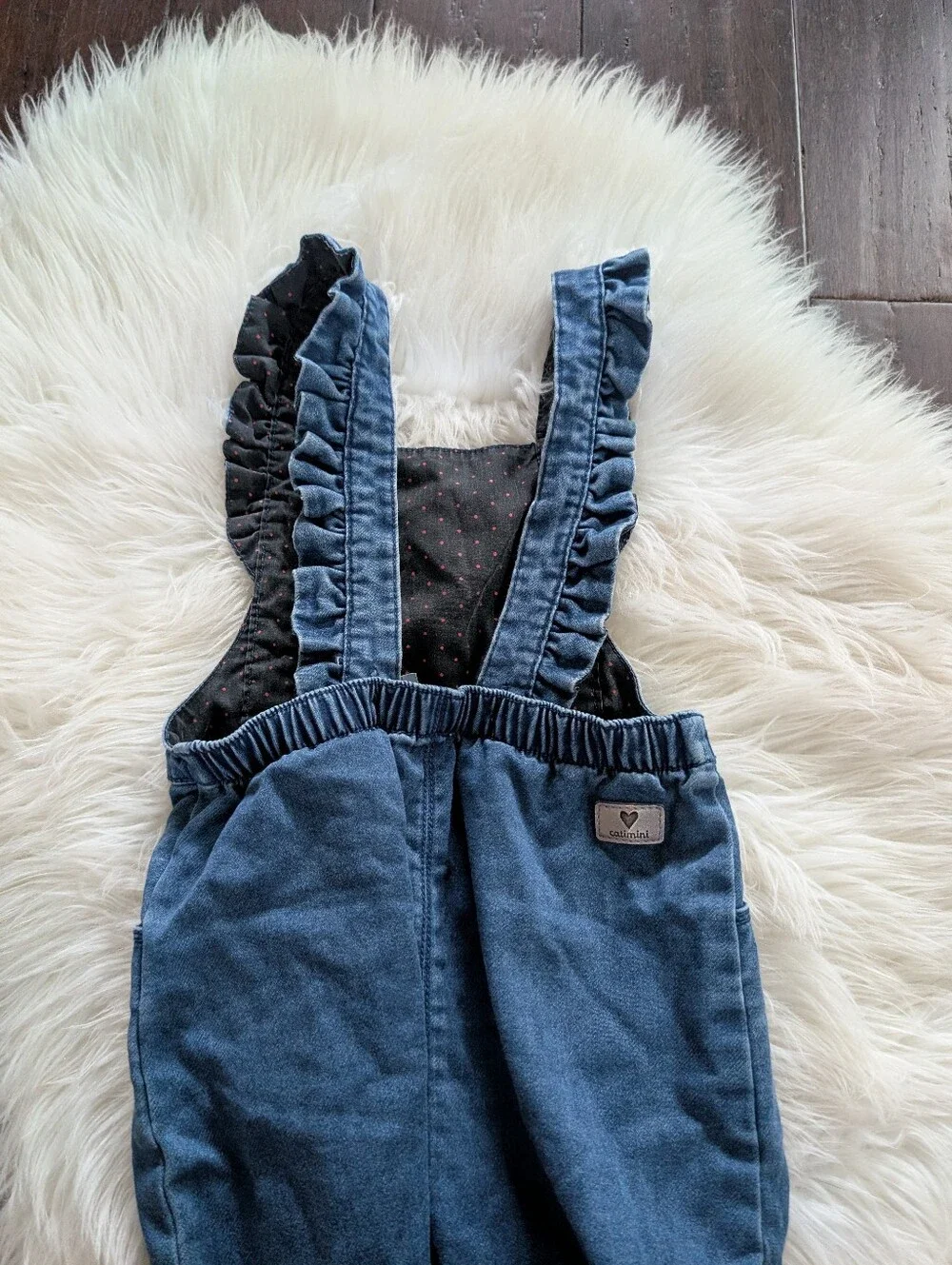 Catimini Denim Blue Overalls Pants Size 3T Girls